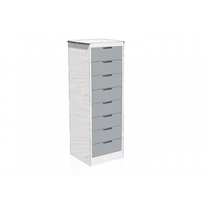 Cassettiera settimanale stampato in cartone per Home Staging