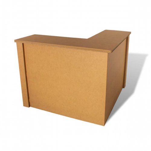 Reception ad angolo in cartone 'Verra E'