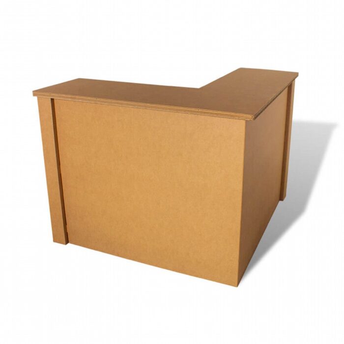 Reception ad angolo in cartone 'Verra E' Reception ad angolo in cartone 'Verra E'