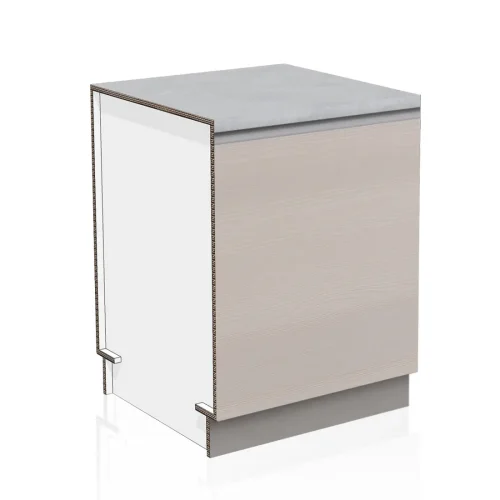 modulo base cucina in cartone