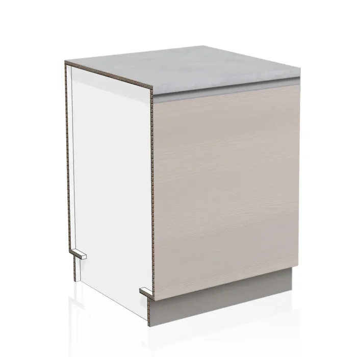 modulo base cucina in cartone