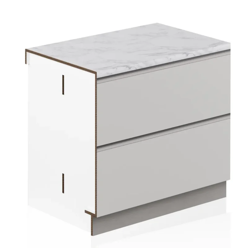 Home Staging kitchen drawer base unit