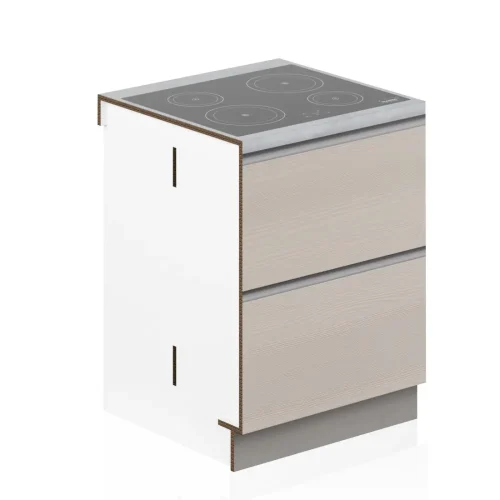 Ofenboden aus Pappe für Home Staging