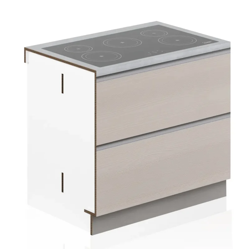 Cardboard module for home staging