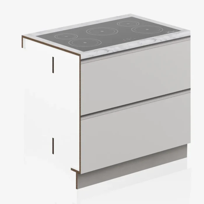 modulo base fornello in cartone