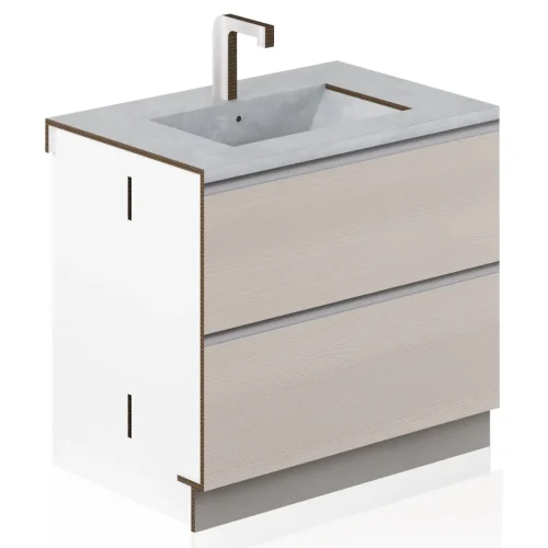 Home Staging kitchen sink base unit