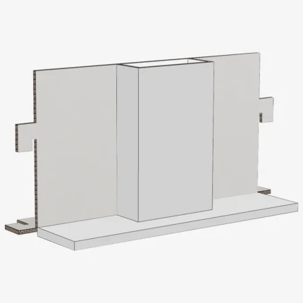 Aufsteckbare Haube für Home Staging Küche