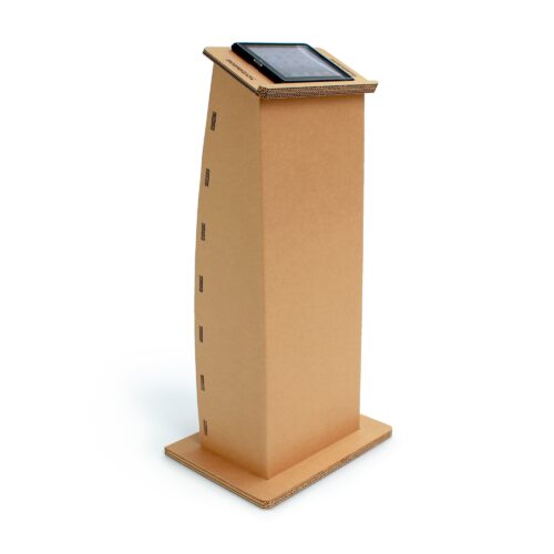 leggio in cartone porta tablet