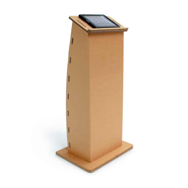 leggio in cartone porta tablet