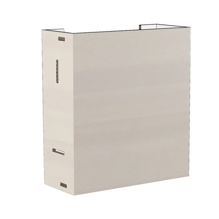 Cardboard wall unit for home staging kitchen Cardboard wall unit for home staging kitchen