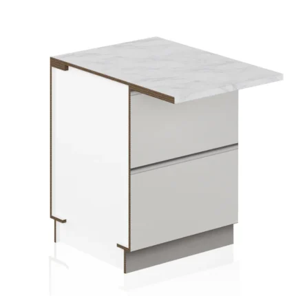 piano snack in cartone per cucine home staging