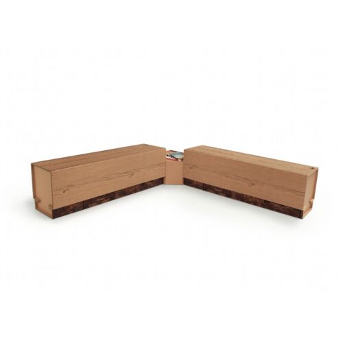 Panca componibile in cartone 'Badile'