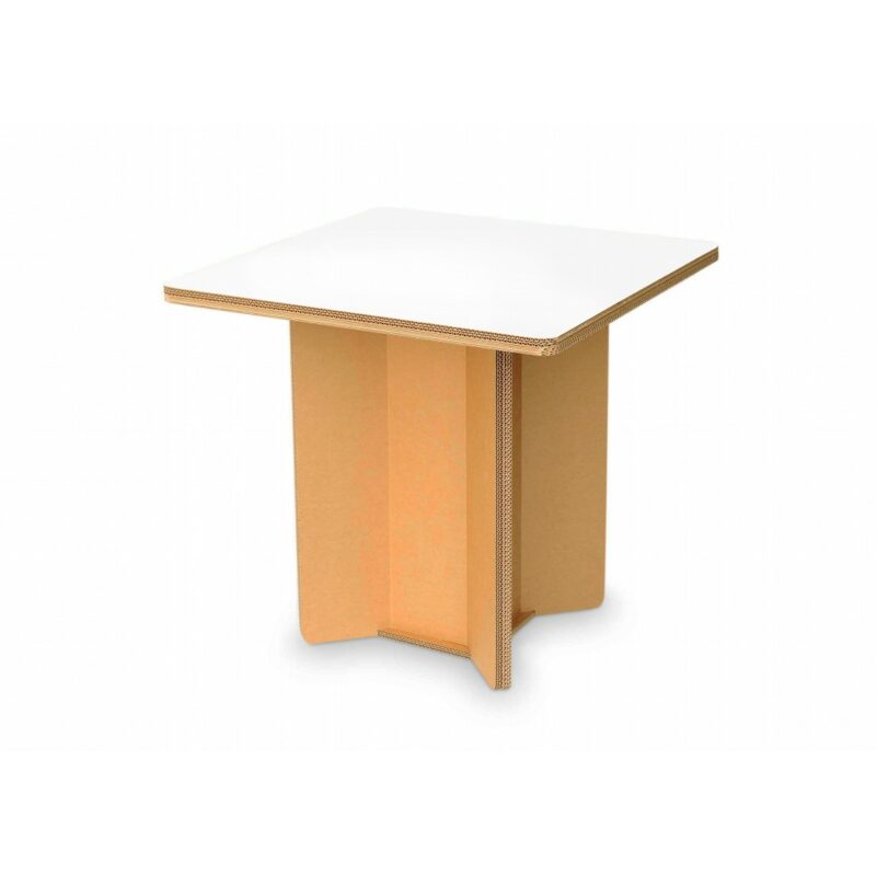 Tavolino ecologico quadrato in cartone 'Cian R'