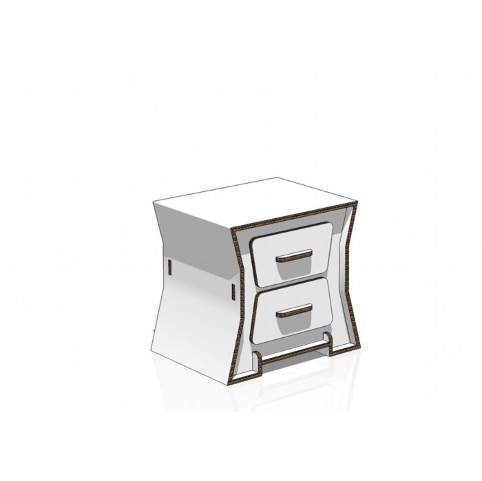 Table de chevet sculptée – Image 2