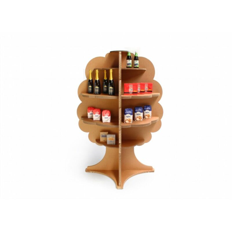 Espositore in cartone da terra 'Costone'