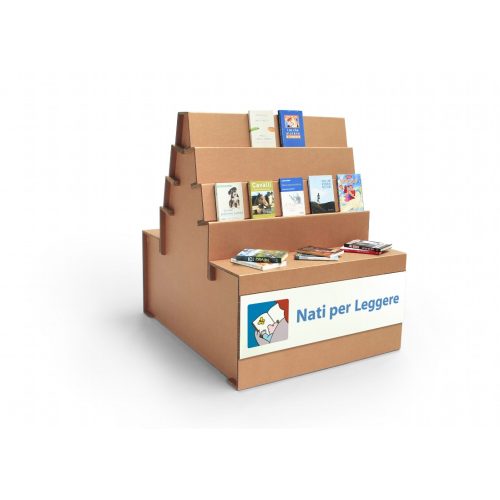 Cardboard display for 'Dosso' bookcases