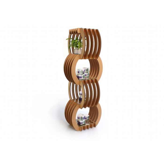 Espositore bifacciale in cartone 'Gelas 4' - NaturDesign Espositore bifacciale in cartone 'Gelas 4' - NaturDesign