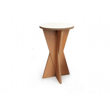 Tavolino alto incrociato in cartone' Ortles Plus'