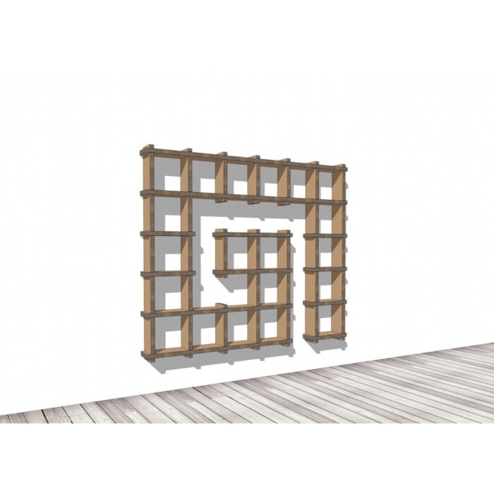 Libreria modulare di design in cartone 'Sea @'