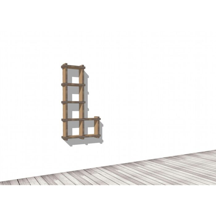 Libreria modulare di design adatta a piccoli spazi | Sea L Small