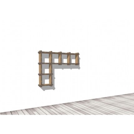 Libreria a muro in cartone componibile ' Sea L'