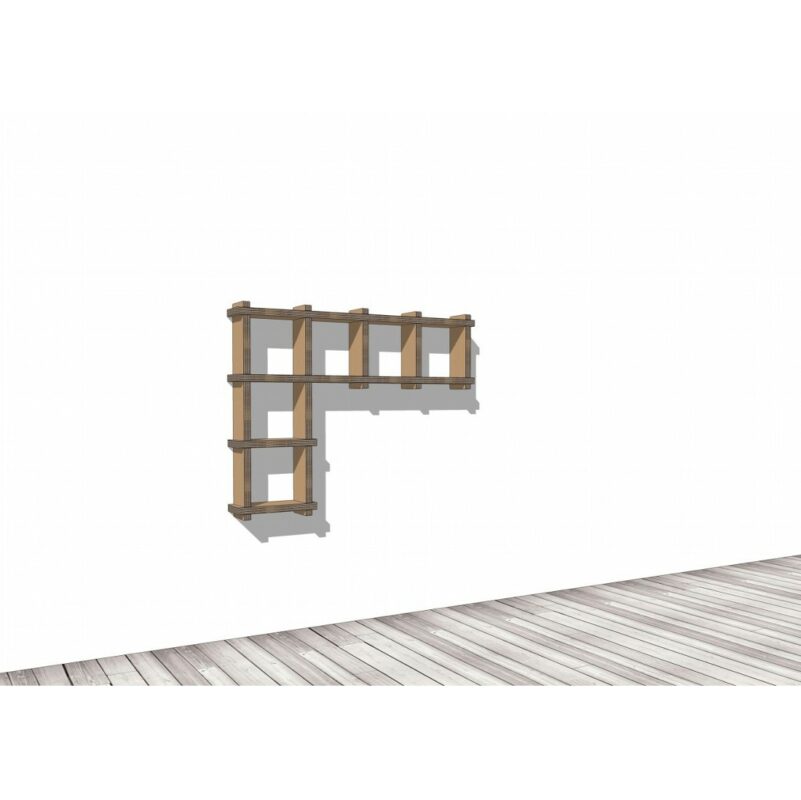 Libreria a muro in cartone componibile ' Sea L'