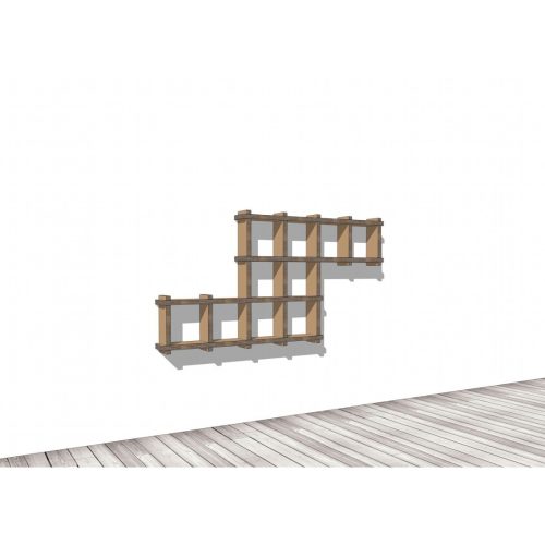 Libreria a muro in cartone ad elementi 'Sea S Maxi'
