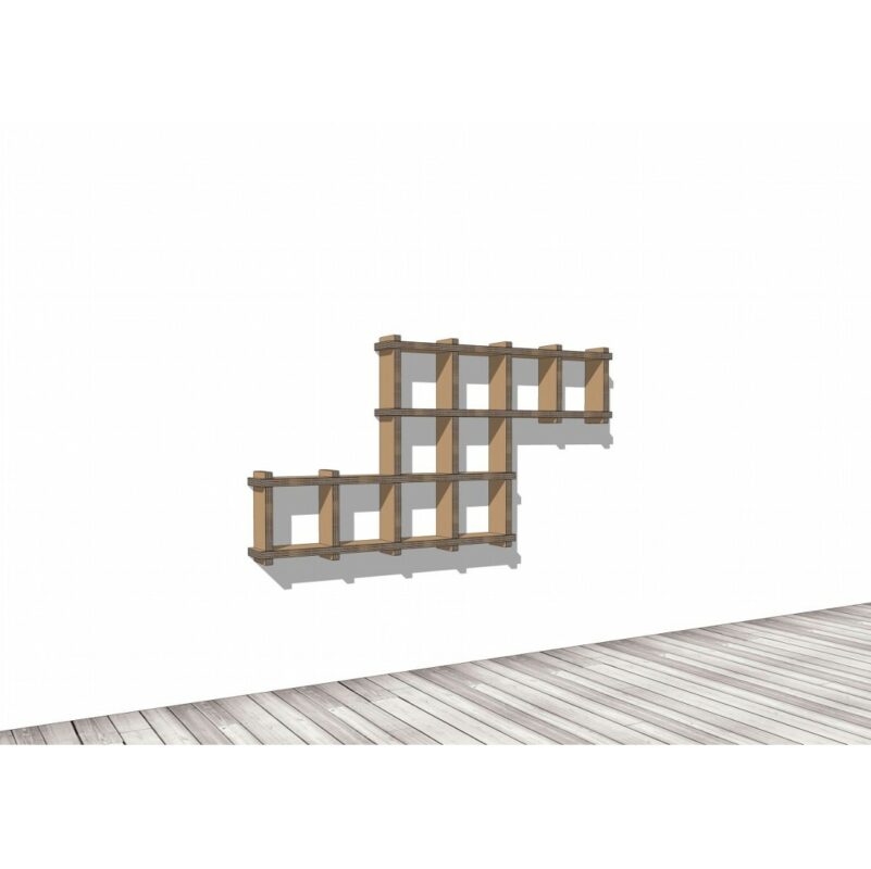 Libreria a muro in cartone ad elementi 'Sea S Maxi'