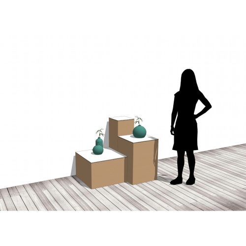 Composizione cubi in cartone 'Tosa 01'