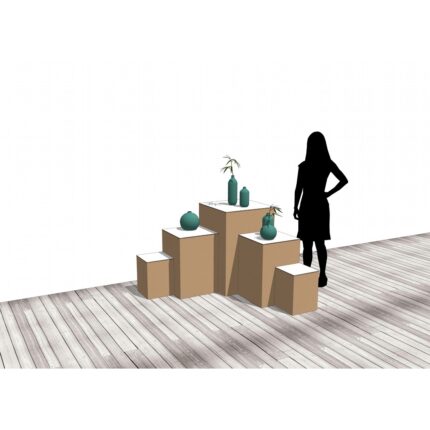 Zusammensetzung der Kartonwürfel 'Tosa 02'