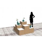 Cubi espositivi per eventi 'Tosa 05'