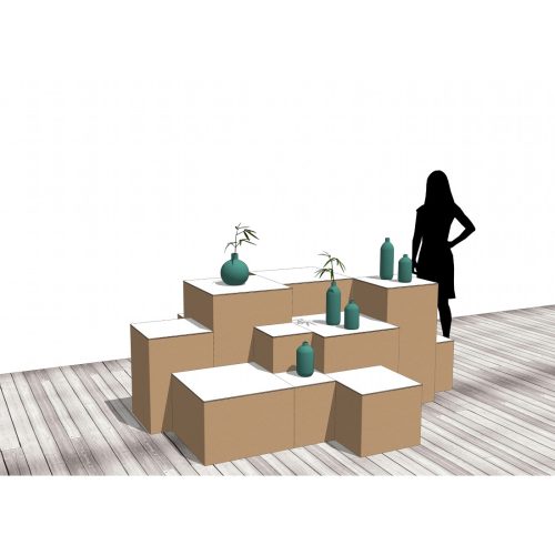 Composizione cubi espositivi 'Tosa 06'