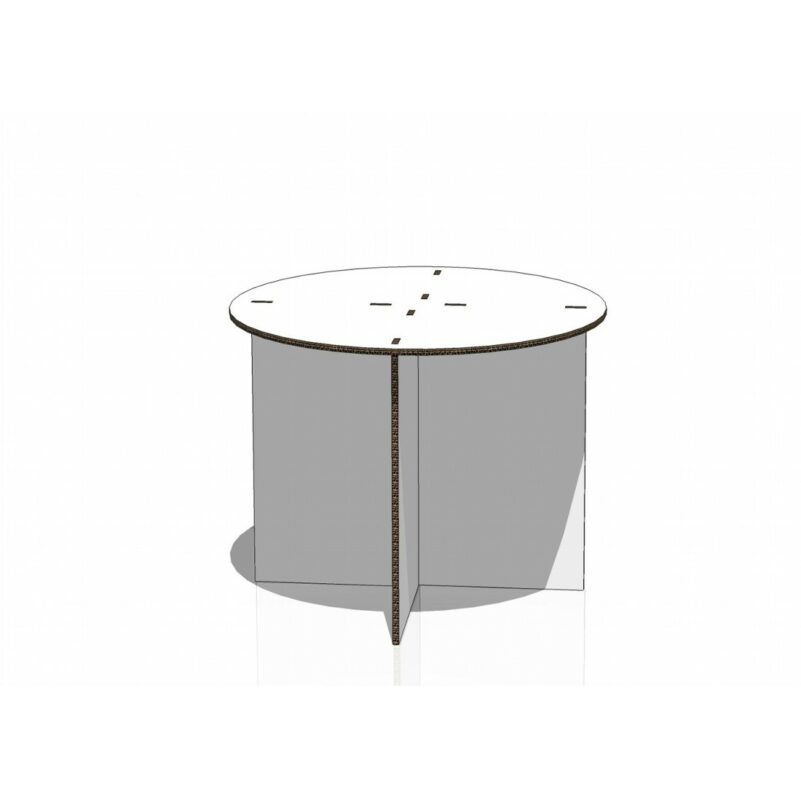 Tavolo circolare maxi per arredi home staging