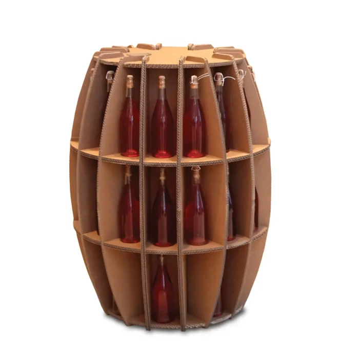 Porte-bouteille en carton