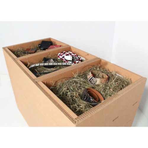 reception componibile ecologica in cartone - Erpice L