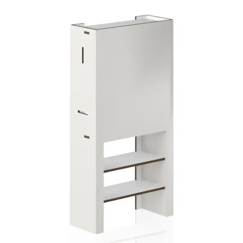 Cardboard module for home staging kitchens