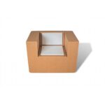 Poltrona in cartone lineare 'Golliaz E'