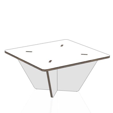 tavolino quadrato per home staging