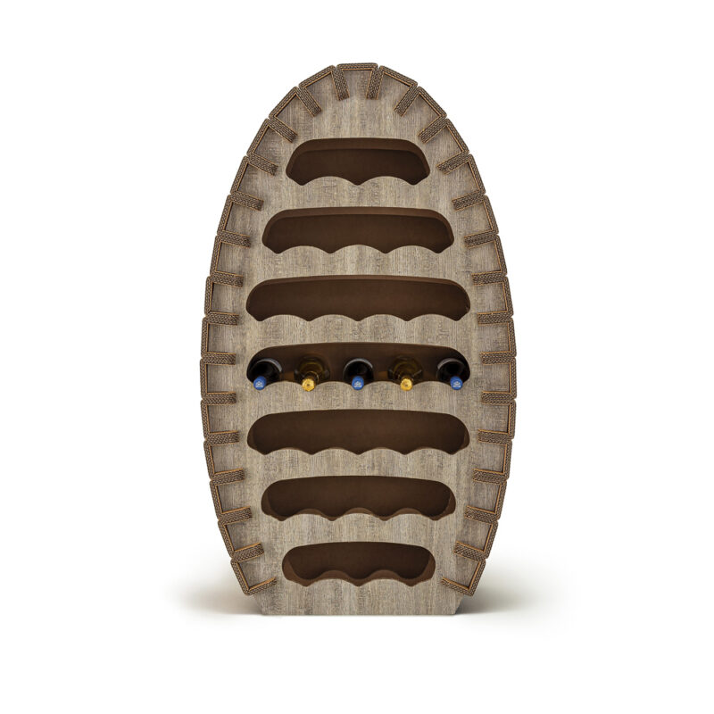 Portabottiglie in cartone 'Tos'- NaturDesign