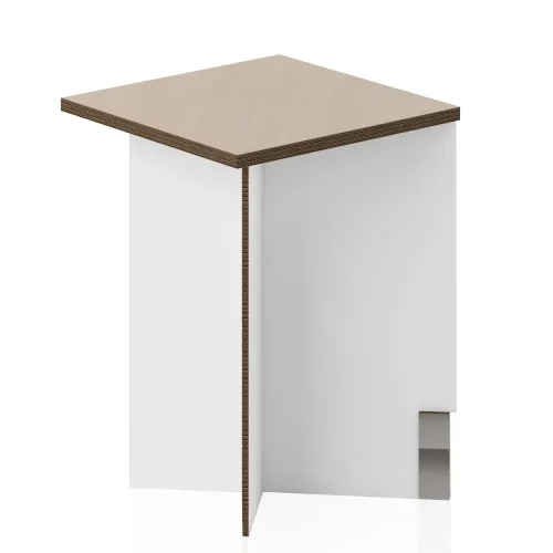 base angolare in cartone per home staging