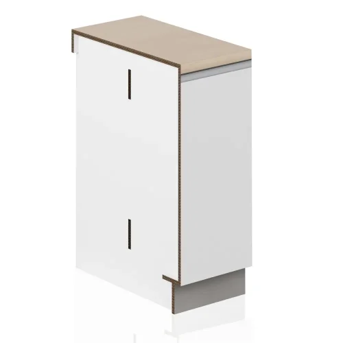 base per cucina in cartone