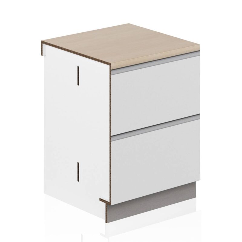 Cardboard drawer base