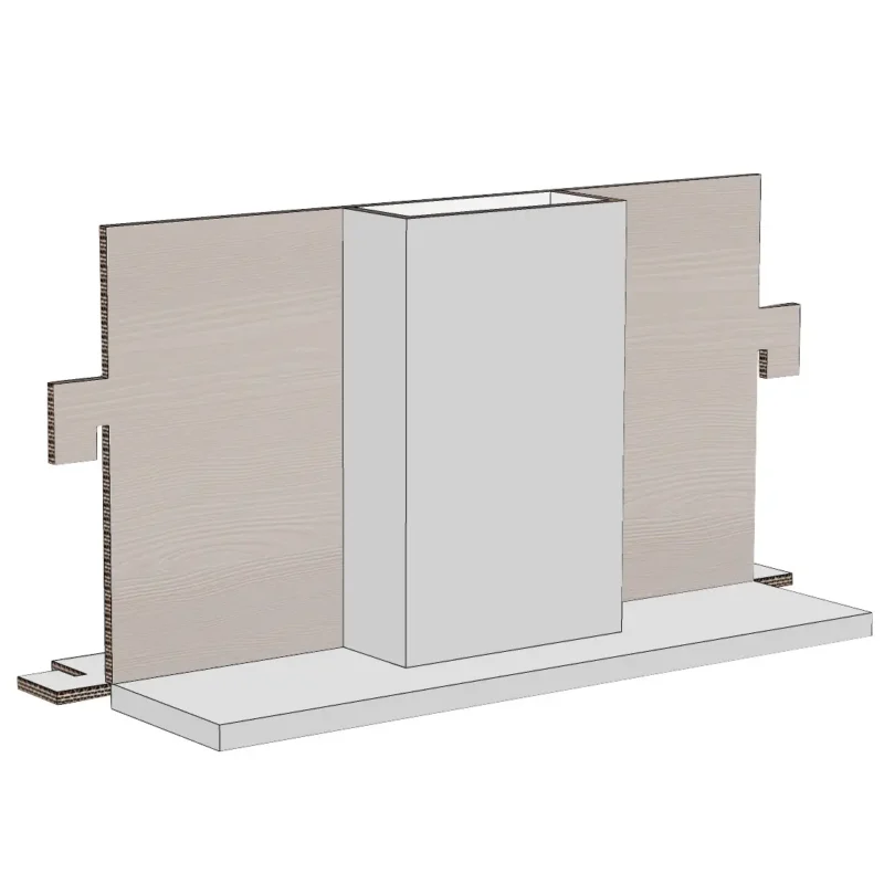 Hängehaube aus Pappe