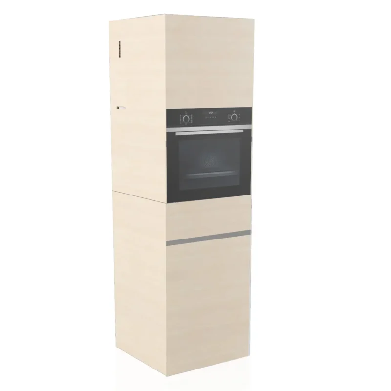 Oven column for home staging kitchen