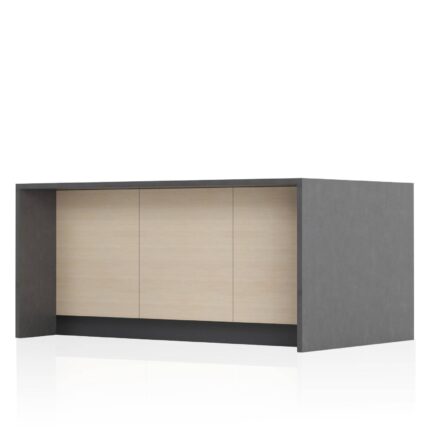 cardboard kitchen island