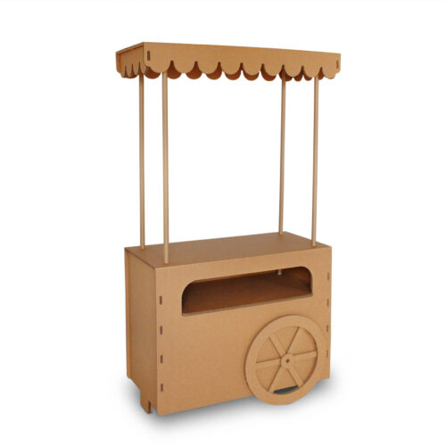 Cardboard cart display 'Lepere' -NaturDesign