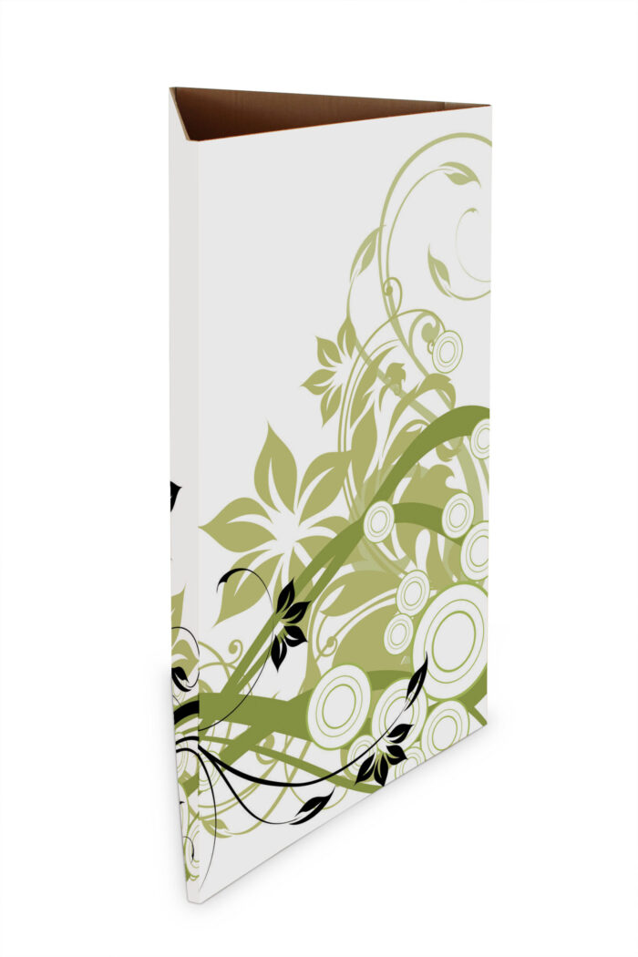 Totem in cartone triangolare 'Monte Rosa' Totem in cartone triangolare 'Monte Rosa'