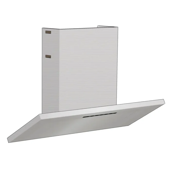 hotte inclinée en carton 90 Clarea