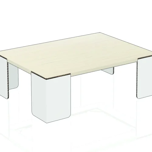 tavolino soggiorno in cartone