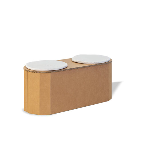 Banc rond en carton Dosdè